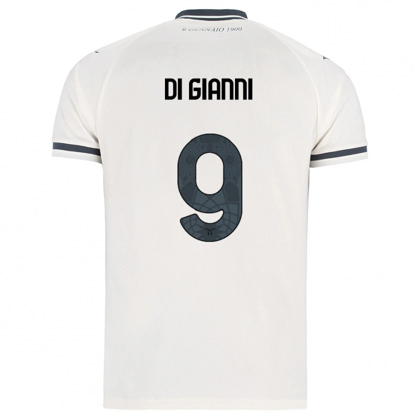 Danxen Women Vincenzo Di Gianni #9 White Navy Away Jersey 2025/26 T-Shirt