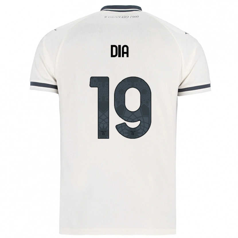 Danxen Women Boulaye Dia #19 White Navy Away Jersey 2025/26 T-Shirt