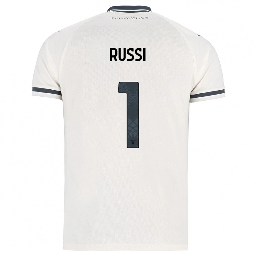 Danxen Women Gabriele Russi #1 White Navy Away Jersey 2025/26 T-Shirt