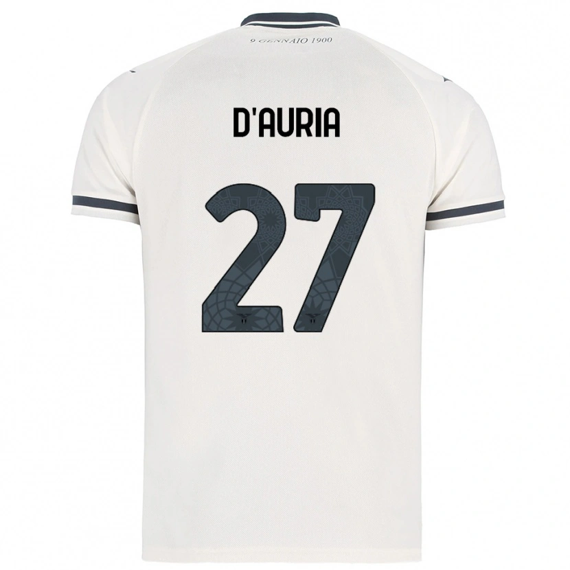 Danxen Women Federica D'auria #27 White Navy Away Jersey 2025/26 T-Shirt