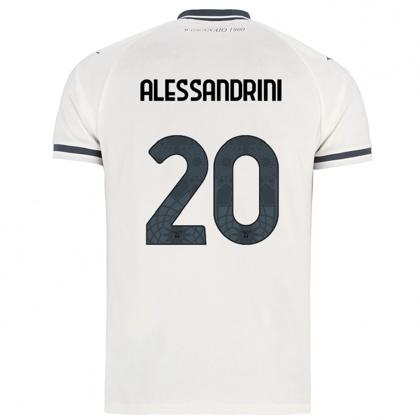 Danxen Women Fabrizio Alessandrini #20 White Navy Away Jersey 2025/26 T-Shirt