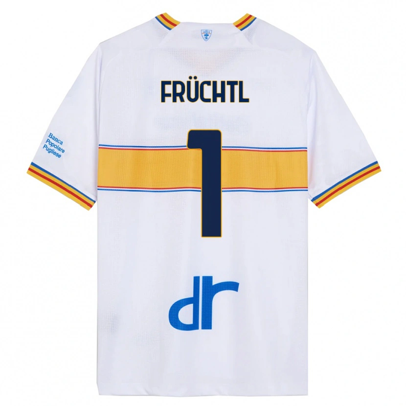 Danxen Women Christian Früchtl #1 White Yellow Away Jersey 2025/26 T-Shirt