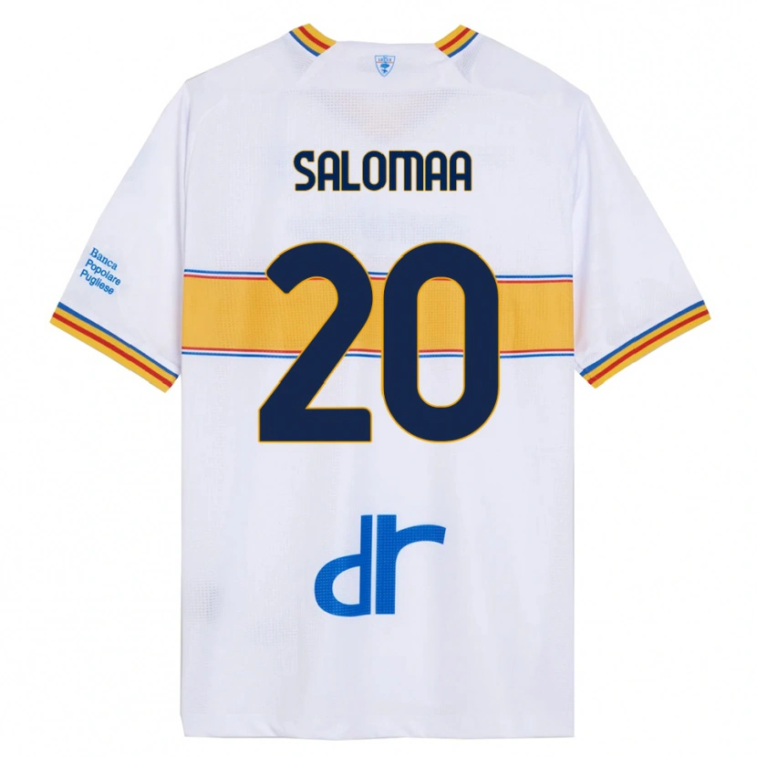 Danxen Women Henri Salomaa #20 White Yellow Away Jersey 2025/26 T-Shirt