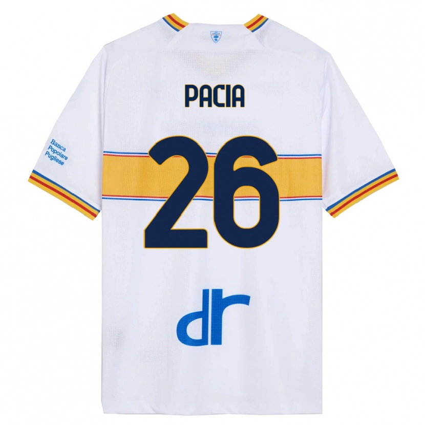 Danxen Women Fabiano Pacia #26 White Yellow Away Jersey 2025/26 T-Shirt