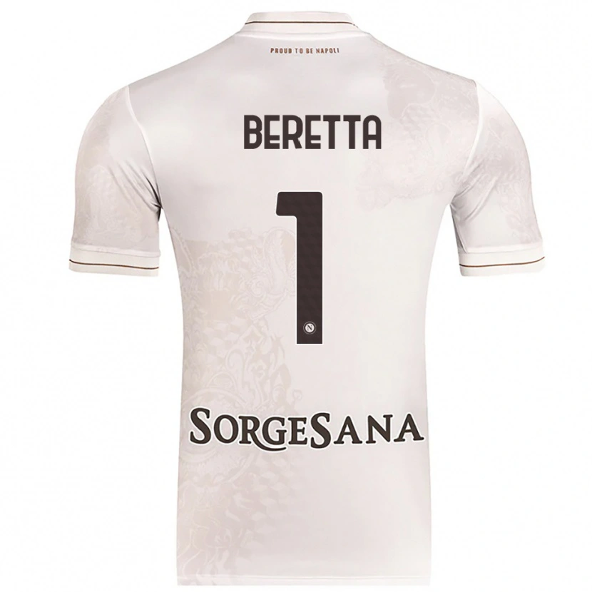 Danxen Women Beatrice Beretta #1 Champagne Brown Away Jersey 2025/26 T-Shirt