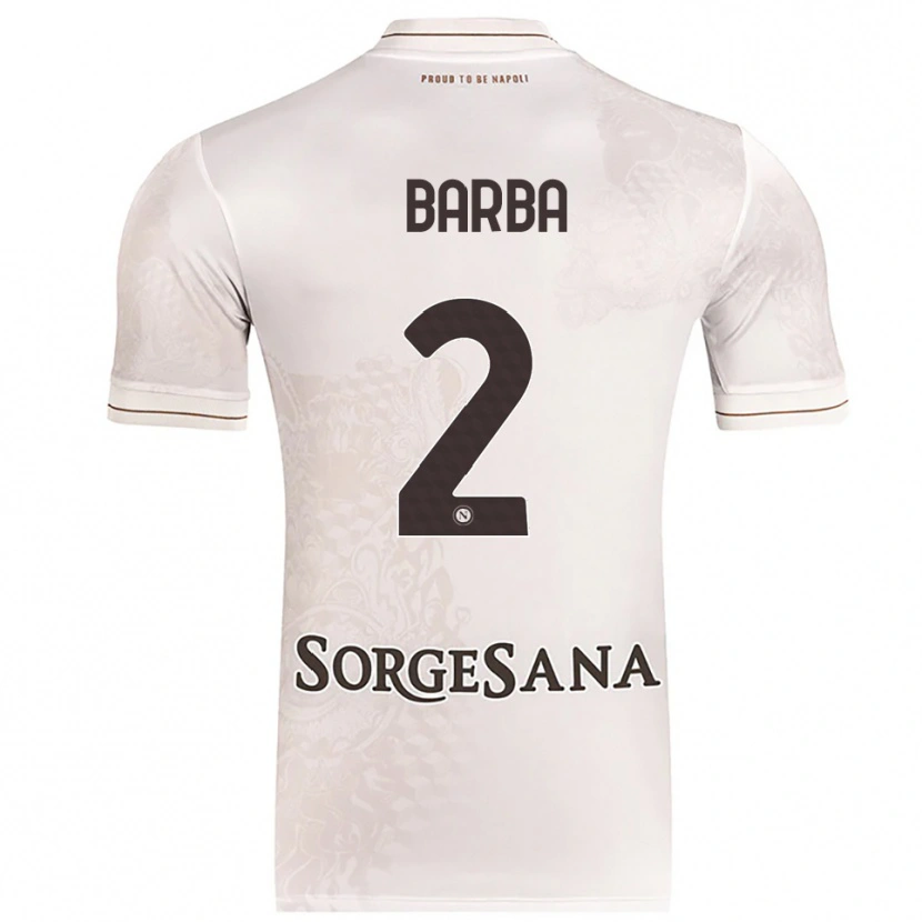 Danxen Women Benedetto Barba #2 Champagne Brown Away Jersey 2025/26 T-Shirt