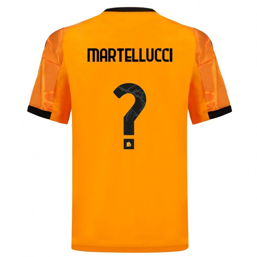 Danxen Women Federico Martellucci #0 Orange Black Away Jersey 2025/26 T-Shirt