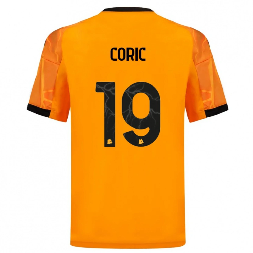 Danxen Women Ante Coric #19 Orange Black Away Jersey 2025/26 T-Shirt