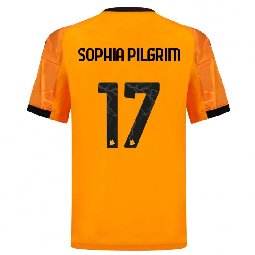 Danxen Women Alayah Sophia Pilgrim #17 Orange Black Away Jersey 2025/26 T-Shirt