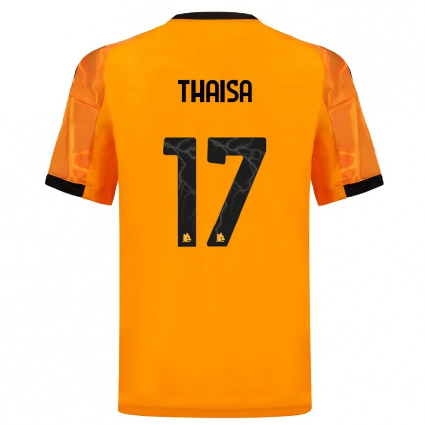 Danxen Women Thaisa #17 Orange Black Away Jersey 2025/26 T-Shirt