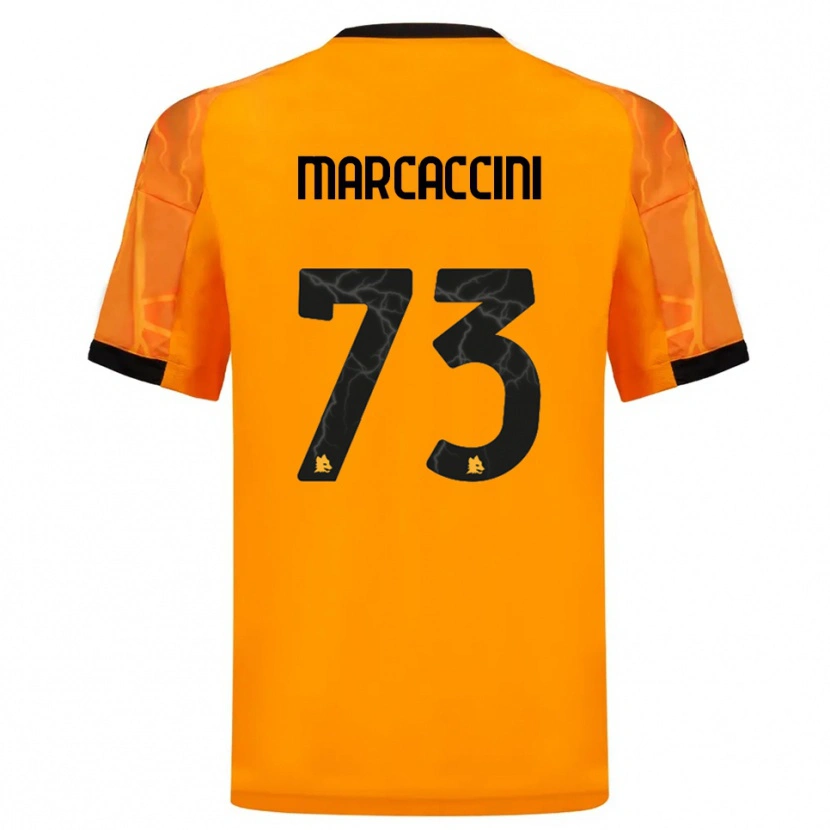 Danxen Women Alessio Marcaccini #73 Orange Black Away Jersey 2025/26 T-Shirt