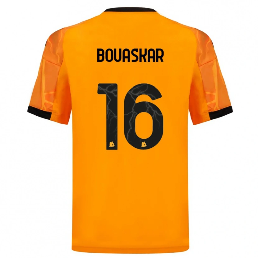 Danxen Women Slim Bouaskar #16 Orange Black Away Jersey 2025/26 T-Shirt