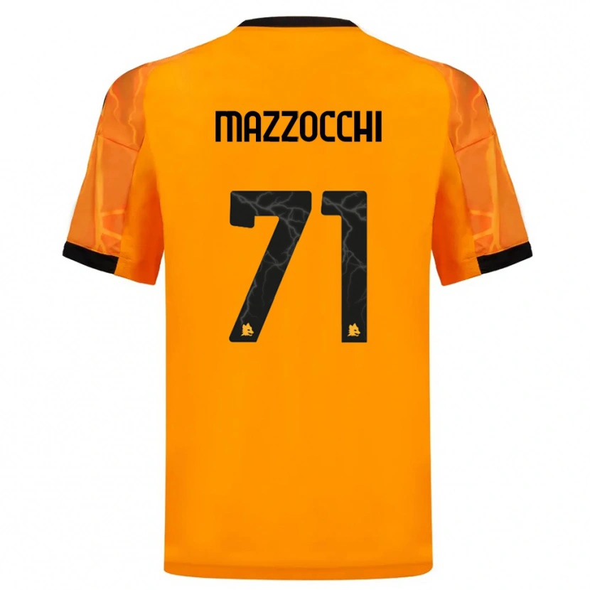 Danxen Women Giulia Mazzocchi #71 Orange Black Away Jersey 2025/26 T-Shirt