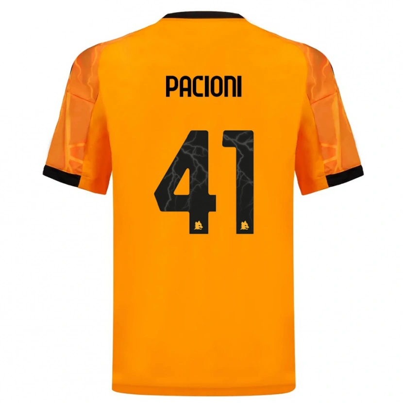 Danxen Women Eleonora Pacioni #41 Orange Black Away Jersey 2025/26 T-Shirt