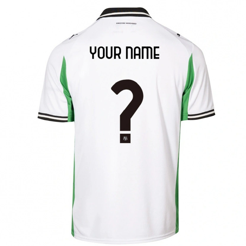 Danxen Women Your Name #0 White Green Black Away Jersey 2025/26 T-Shirt