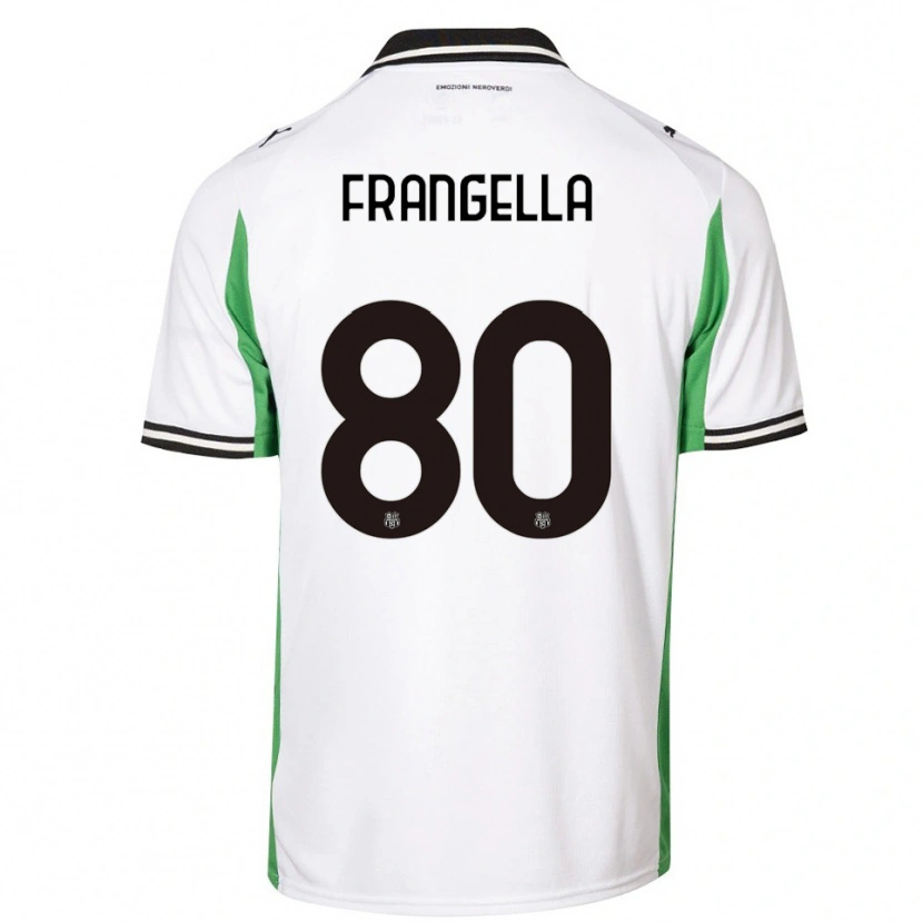 Danxen Women Christian Frangella #80 White Green Black Away Jersey 2025/26 T-Shirt