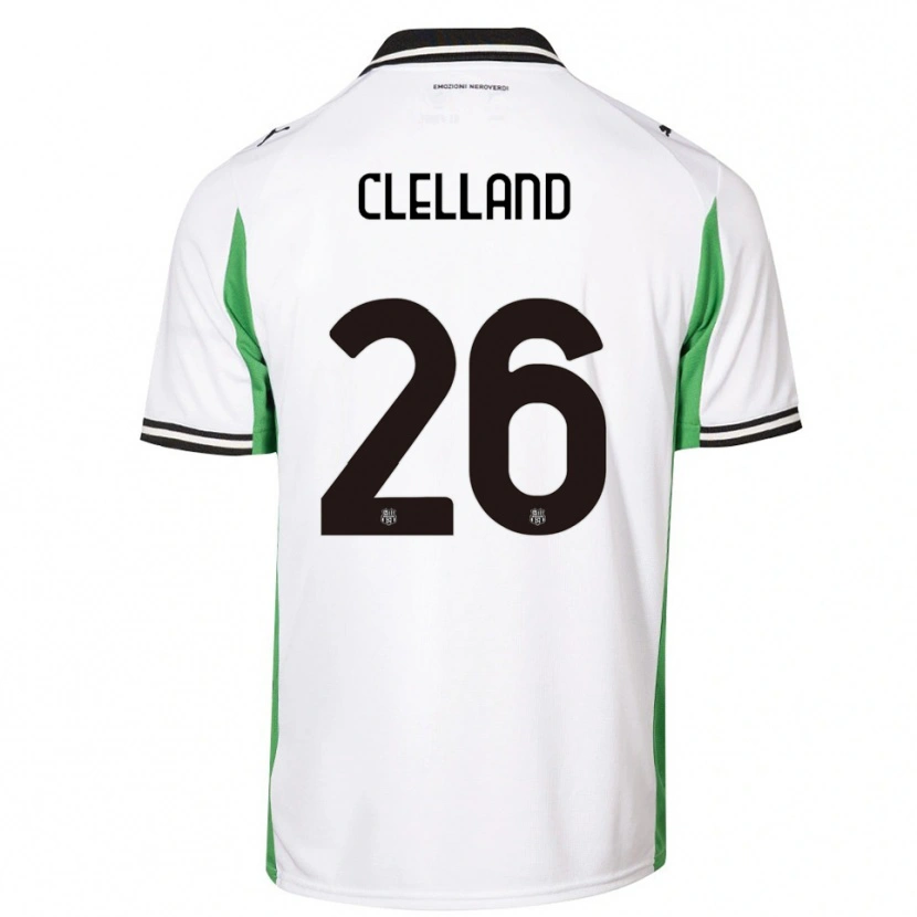 Danxen Women Lana Clelland #26 White Green Black Away Jersey 2025/26 T-Shirt