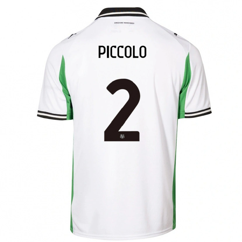 Danxen Women Peter Piccolo #2 White Green Black Away Jersey 2025/26 T-Shirt