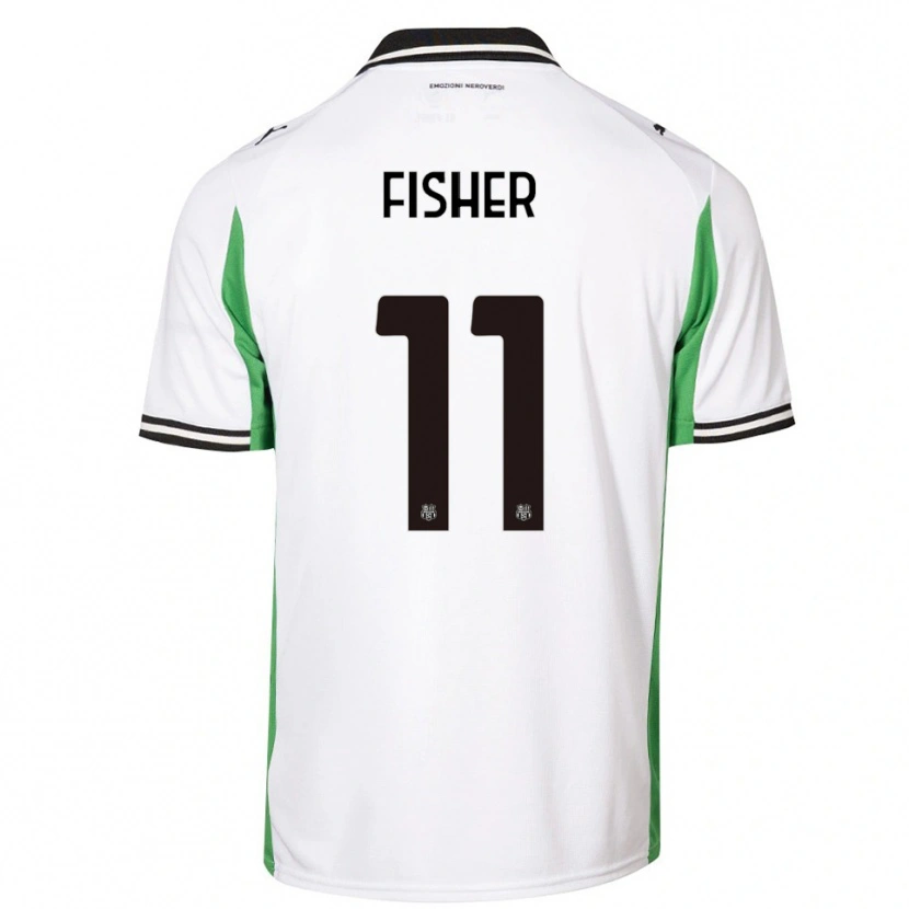 Danxen Women Samantha Tru Fisher Conde #11 White Green Black Away Jersey 2025/26 T-Shirt