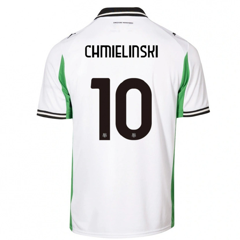 Danxen Women Gina Maria Chmielinski #10 White Green Black Away Jersey 2025/26 T-Shirt