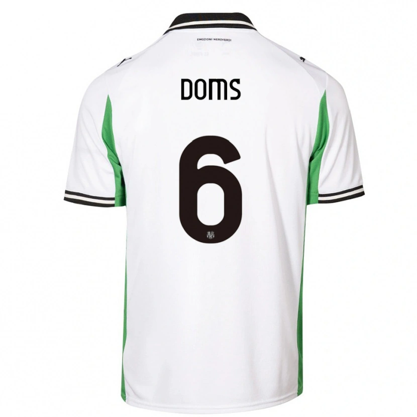 Danxen Women Maya Doms #6 White Green Black Away Jersey 2025/26 T-Shirt