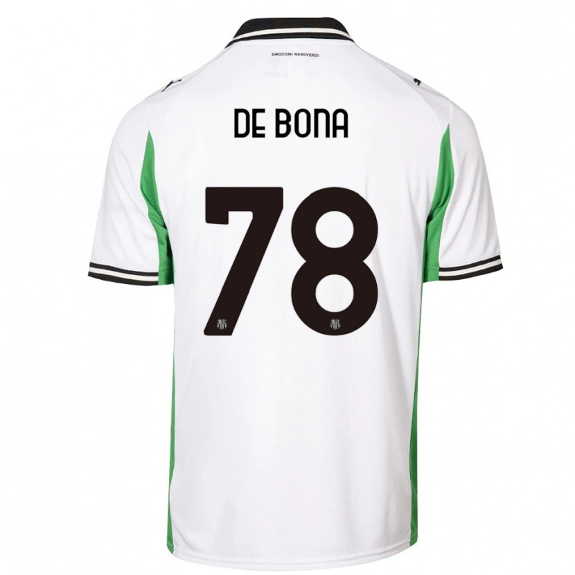 Danxen Women Francesca De Bona #78 White Green Black Away Jersey 2025/26 T-Shirt