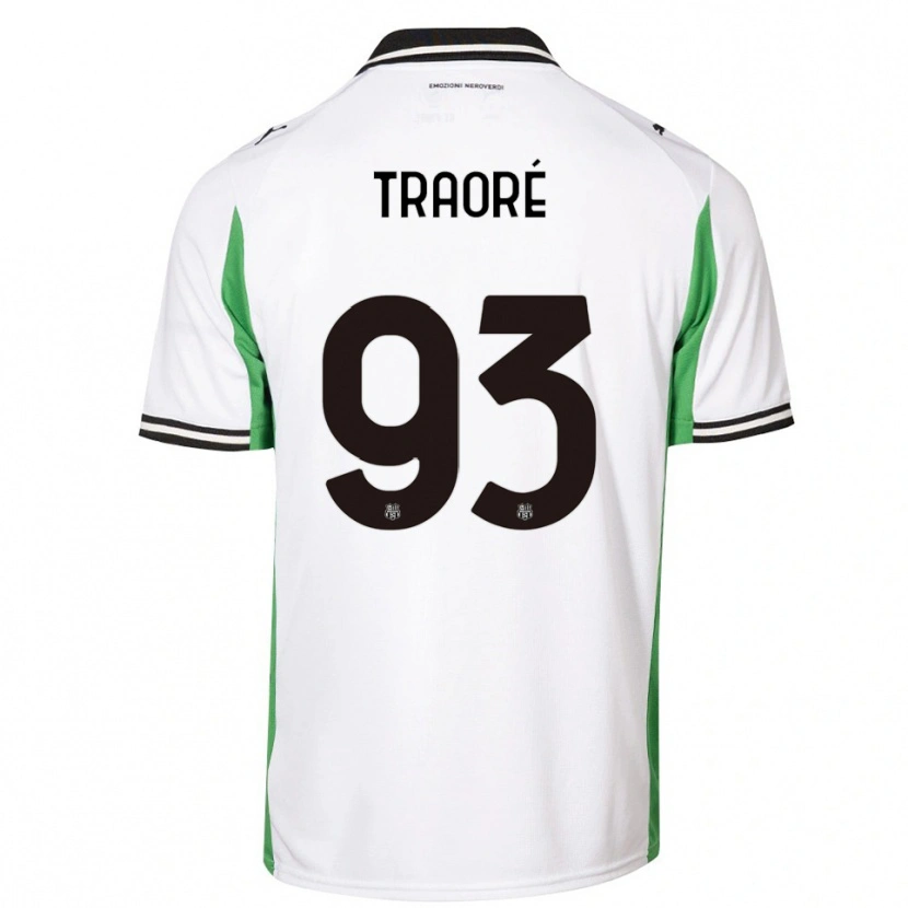 Danxen Women Kadidia Traoré #93 White Green Black Away Jersey 2025/26 T-Shirt