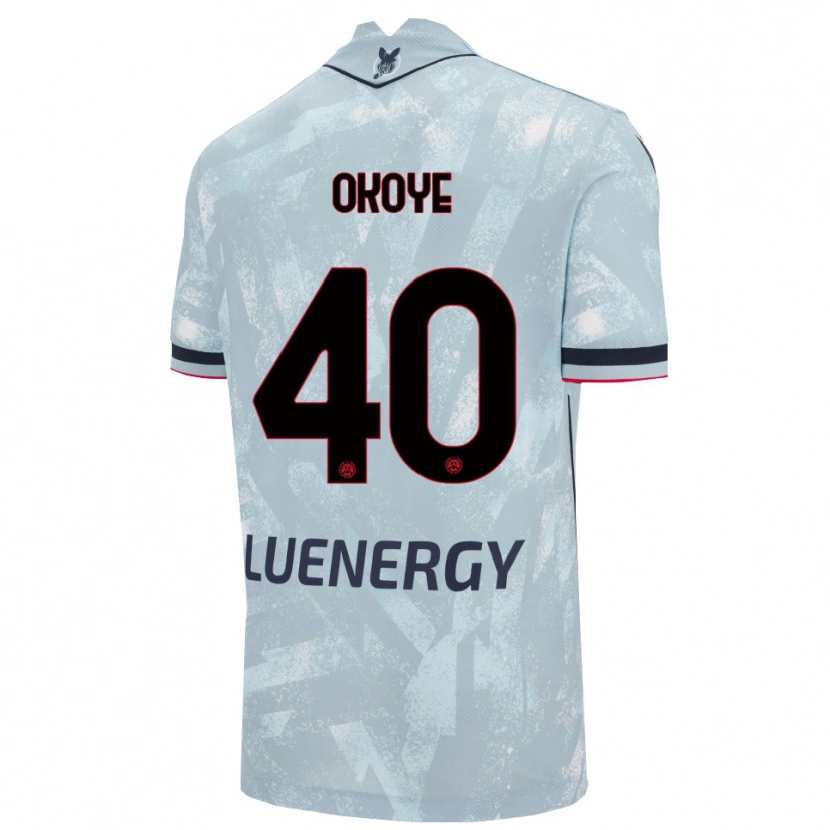 Danxen Women Maduka Okoye #40 Light Blue Black Away Jersey 2025/26 T-Shirt