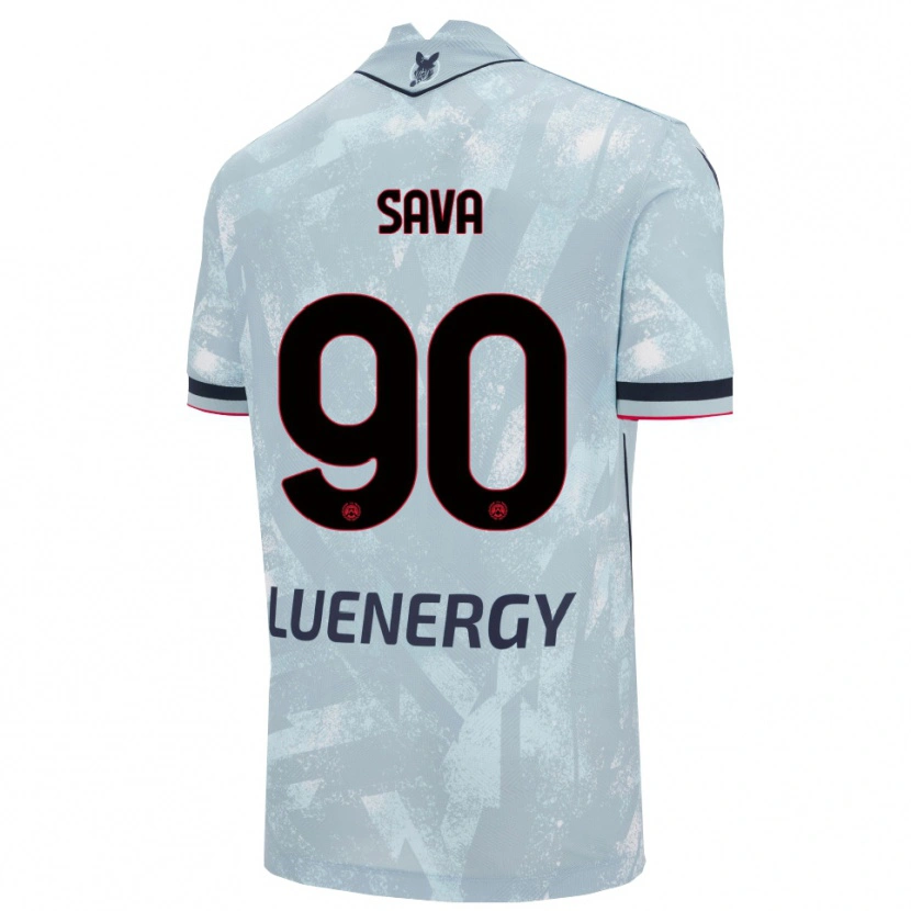 Danxen Women Răzvan Sava #90 Light Blue Black Away Jersey 2025/26 T-Shirt