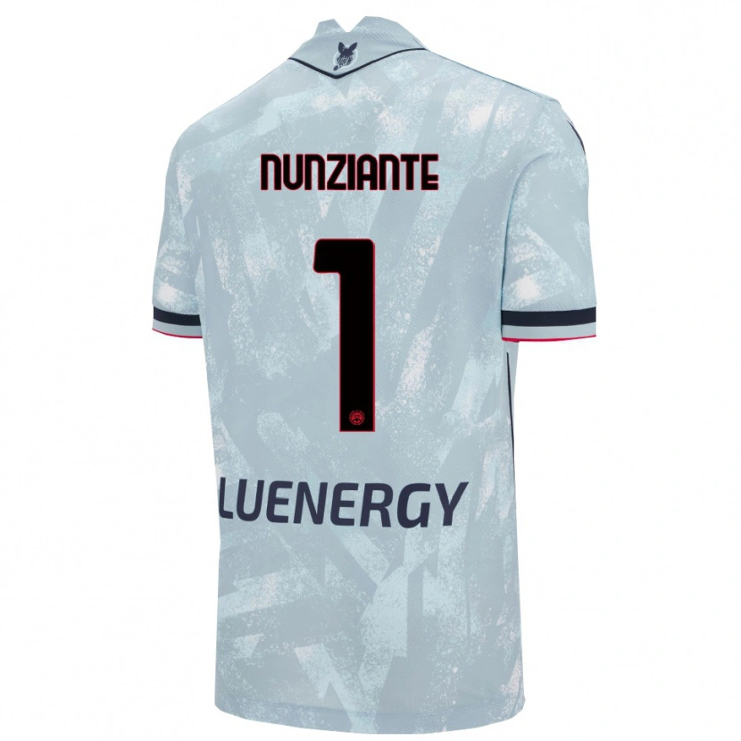 Danxen Women Alessandro Nunziante #1 Light Blue Black Away Jersey 2025/26 T-Shirt
