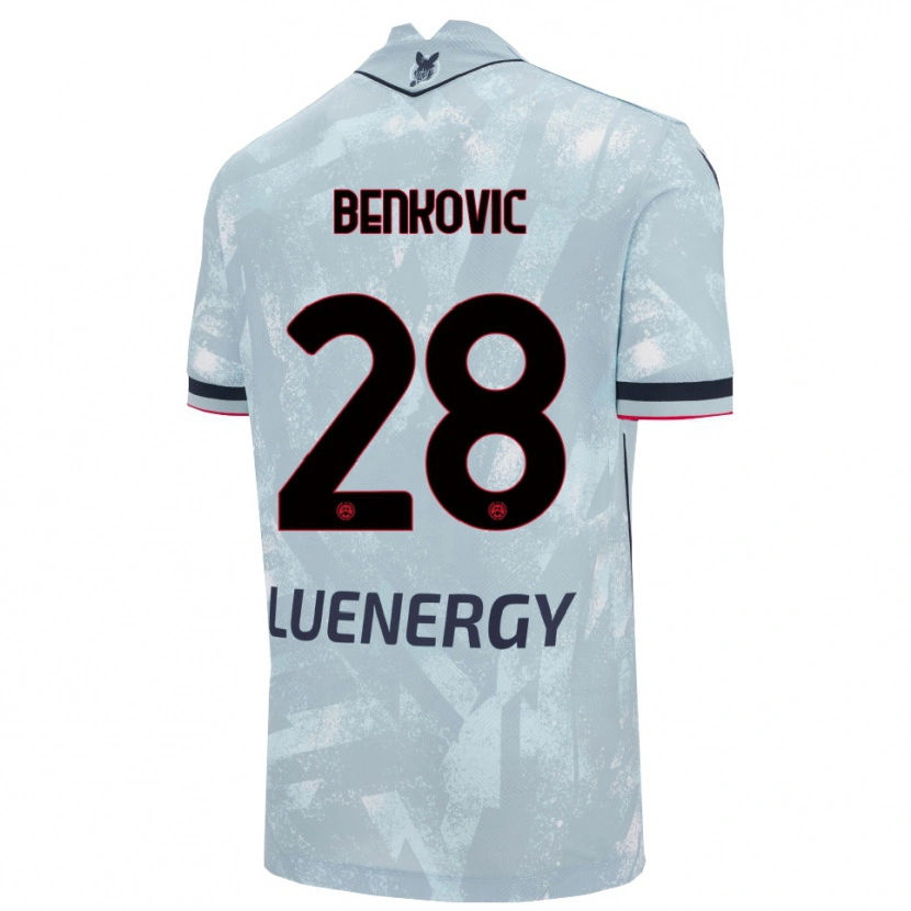 Danxen Women Filip Benkovic #28 Light Blue Black Away Jersey 2025/26 T-Shirt