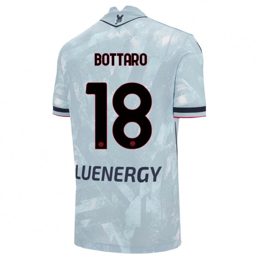 Danxen Women Leonardo Bottaro #18 Light Blue Black Away Jersey 2025/26 T-Shirt
