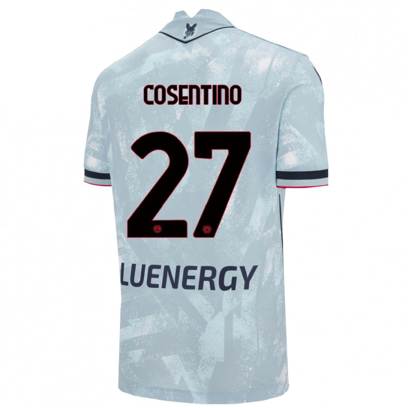 Danxen Women Sergio Cosentino #27 Light Blue Black Away Jersey 2025/26 T-Shirt