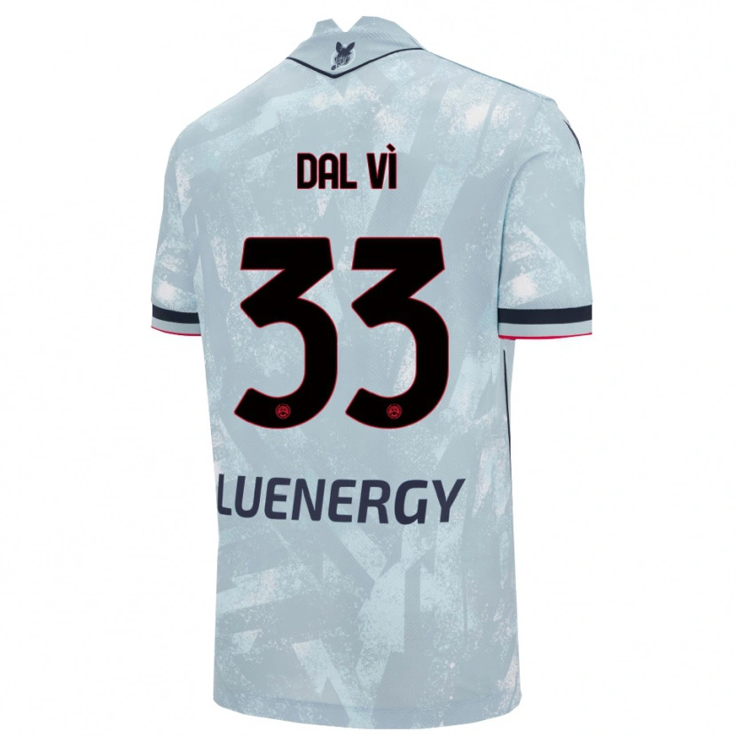 Danxen Women Matteo Dal Vì #33 Light Blue Black Away Jersey 2025/26 T-Shirt
