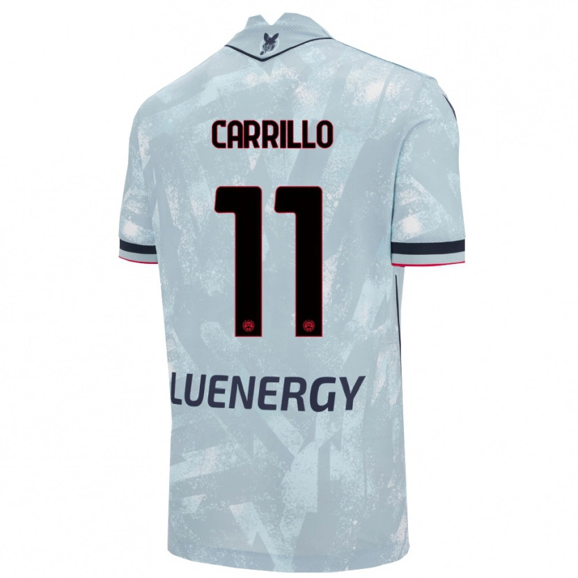 Danxen Women Pietro Carrillo #11 Light Blue Black Away Jersey 2025/26 T-Shirt