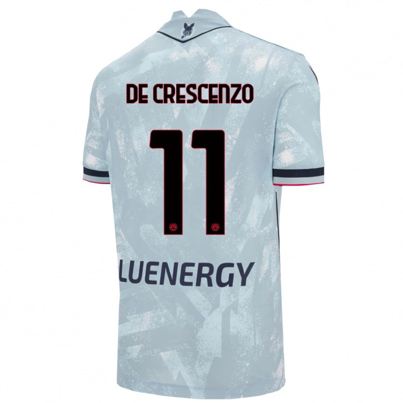 Danxen Women Marco De Crescenzo #11 Light Blue Black Away Jersey 2025/26 T-Shirt