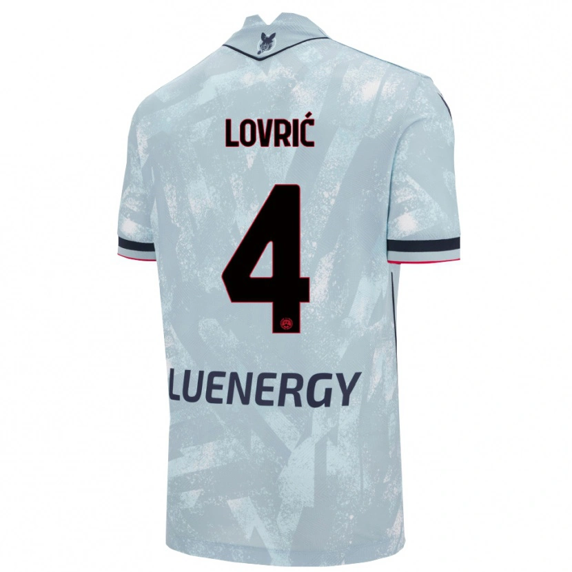 Danxen Women Sandi Lovrić #4 Light Blue Black Away Jersey 2025/26 T-Shirt