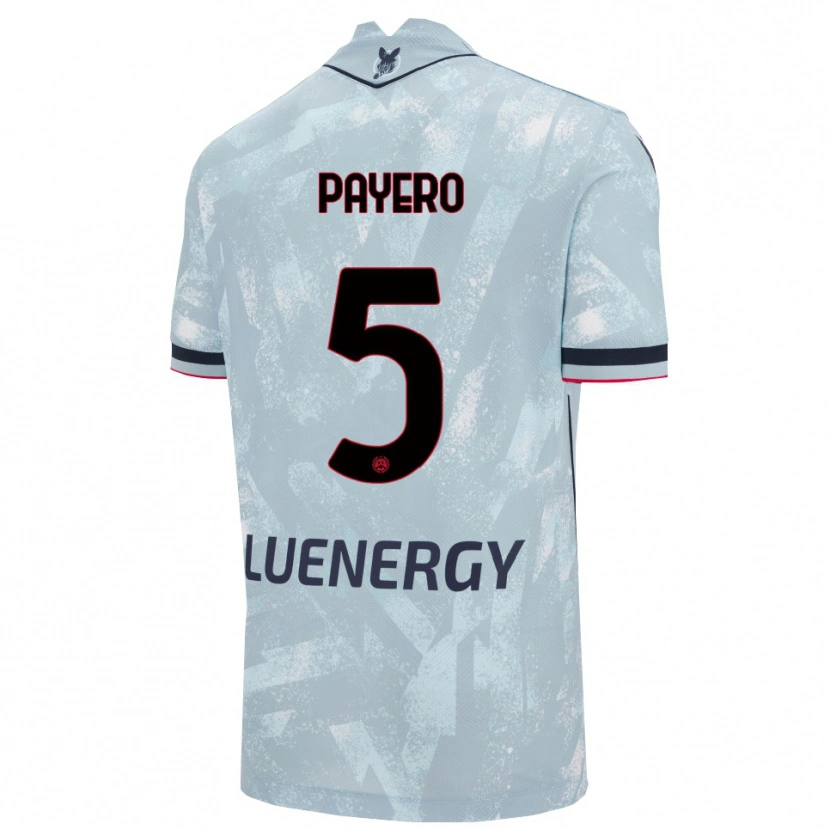 Danxen Women Martín Payero #5 Light Blue Black Away Jersey 2025/26 T-Shirt