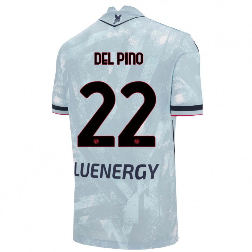 Danxen Women Lorenzo Del Pino #22 Light Blue Black Away Jersey 2025/26 T-Shirt