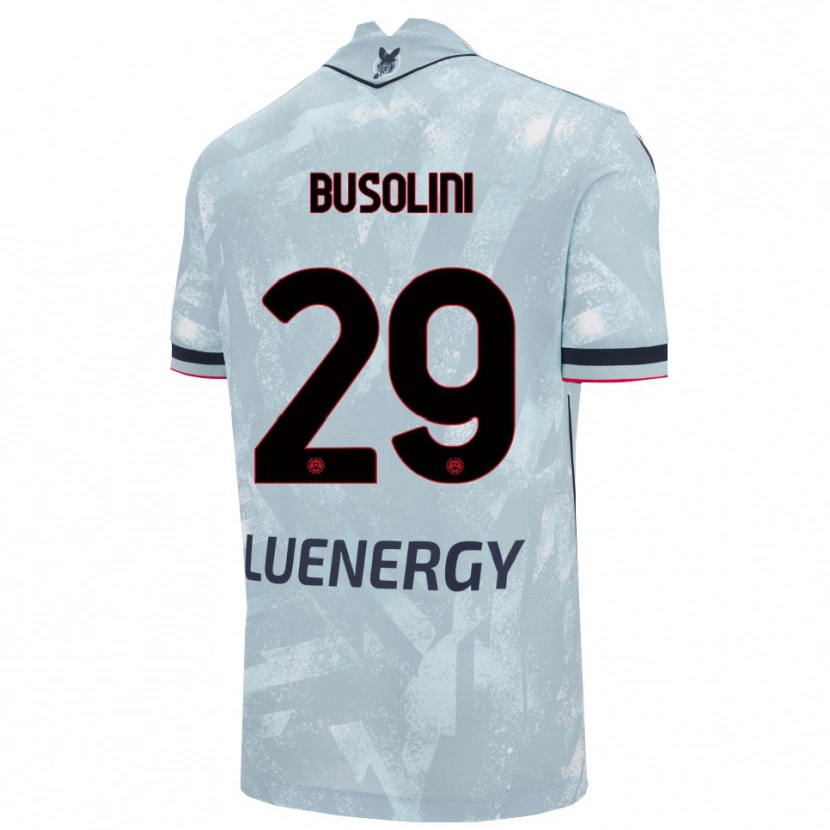Danxen Women Alessandro Busolini #29 Light Blue Black Away Jersey 2025/26 T-Shirt