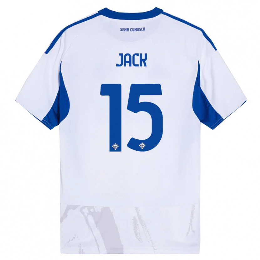 Danxen Women Fellipe Jack #15 White Blue Away Jersey 2025/26 T-Shirt