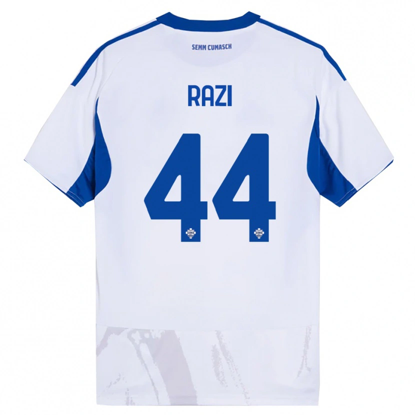 Danxen Women Naj Razi #44 White Blue Away Jersey 2025/26 T-Shirt