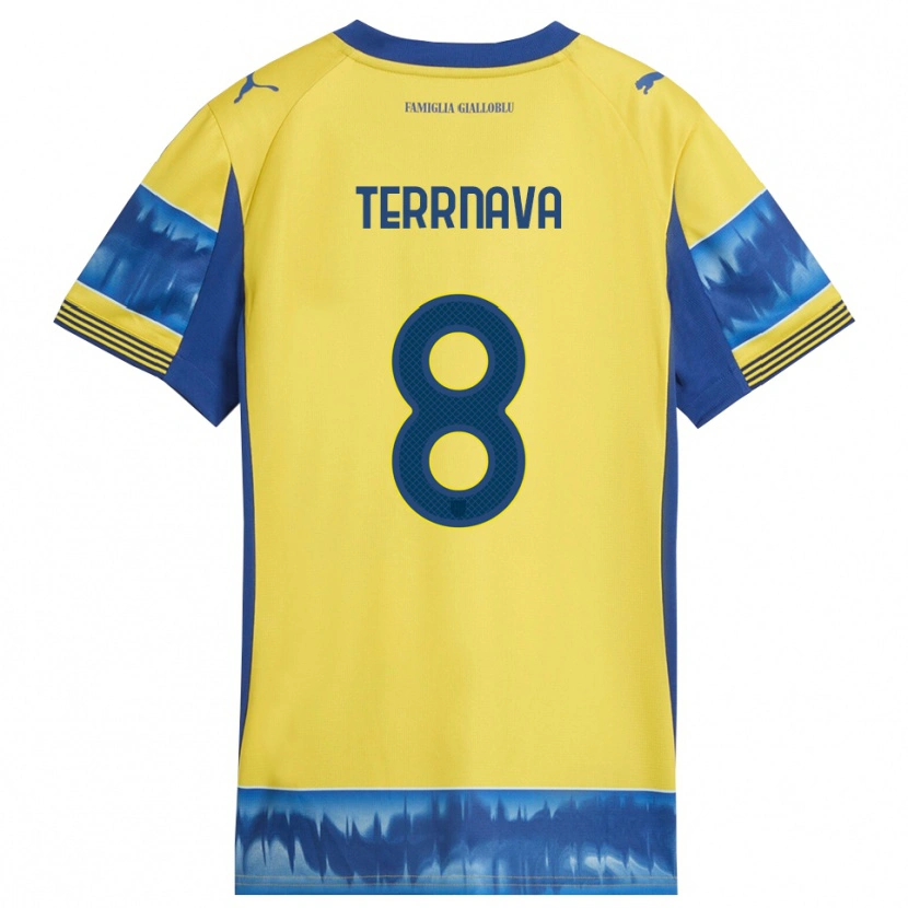 Danxen Women Dren Terrnava #8 Yellow Blue Away Jersey 2025/26 T-Shirt