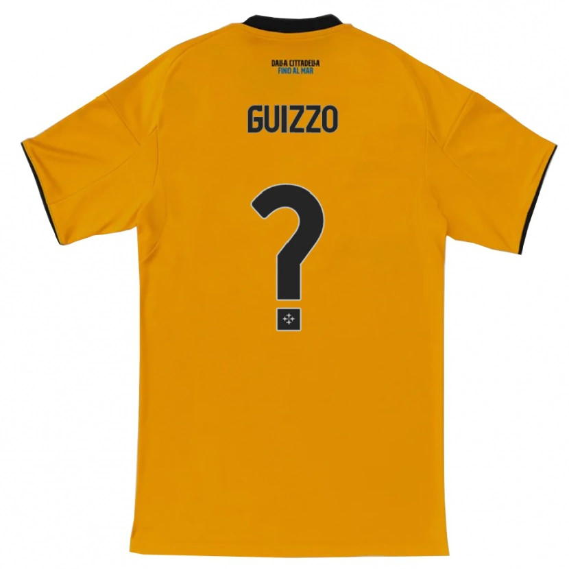 Danxen Women Tommaso Guizzo #0 Orange Blue Away Jersey 2025/26 T-Shirt