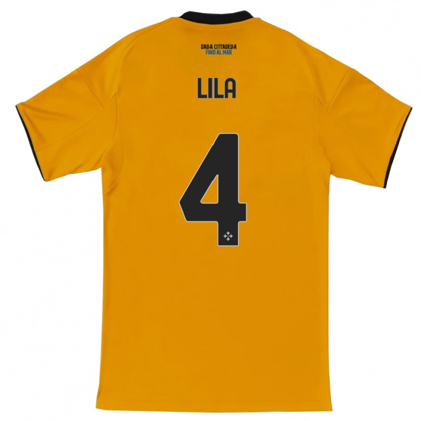 Danxen Women Fabjan Lila #4 Orange Blue Away Jersey 2025/26 T-Shirt