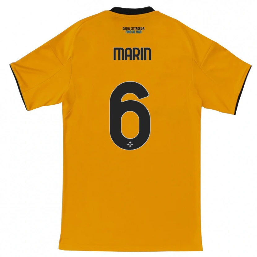 Danxen Women Marius Marin #6 Orange Blue Away Jersey 2025/26 T-Shirt