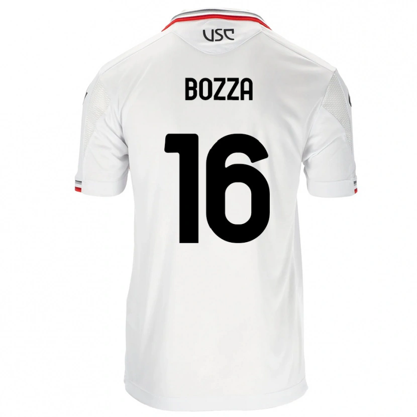 Danxen Women Mattia Bozza #16 White Red Away Jersey 2025/26 T-Shirt