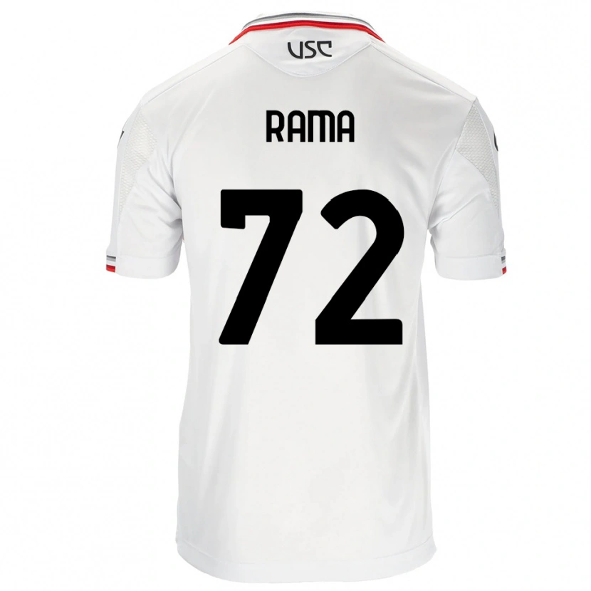 Danxen Women Alex Rama #72 White Red Away Jersey 2025/26 T-Shirt