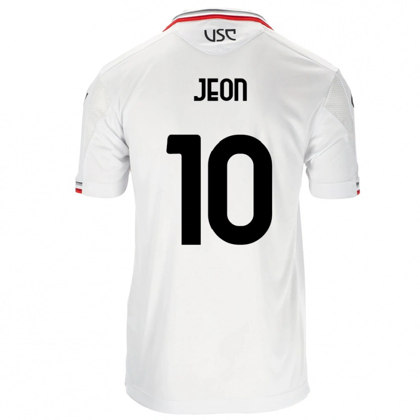 Danxen Women Joseph Jeon #10 White Red Away Jersey 2025/26 T-Shirt