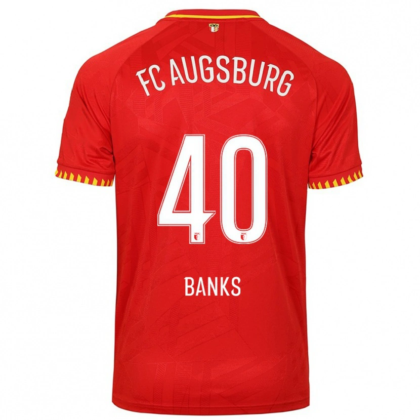 Danxen Women Noahkai Banks #40 Red Yellow Away Jersey 2025/26 T-Shirt